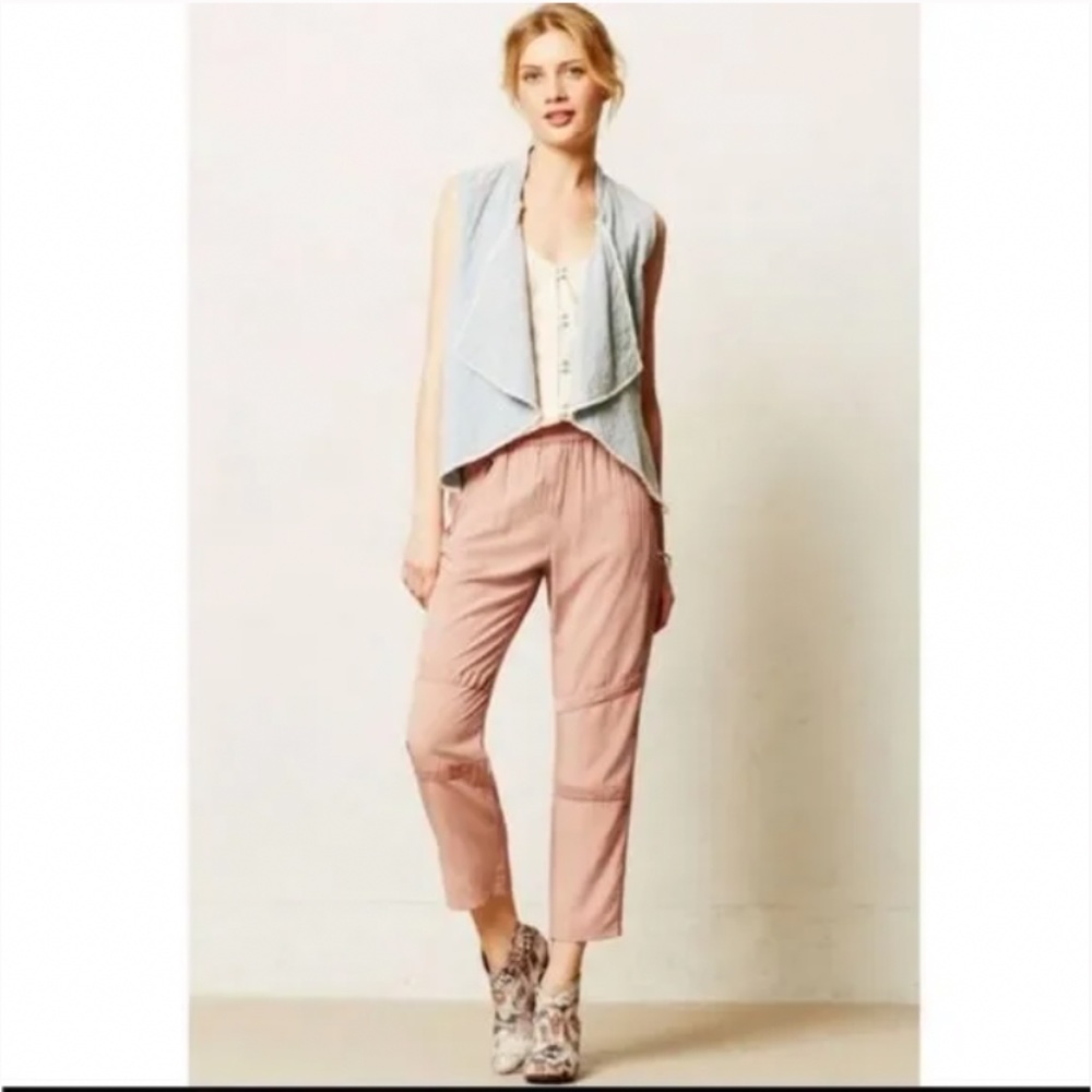 Hei hei Anthropologie chambray denim vest